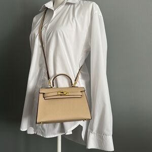Elegant Cream mini Handbag